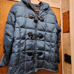 L.L. Bean Blue Puffer Jacket Size XL